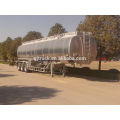 46000L 3 Axles liquid tank trailer/Acid transport tank trailer/ Chemical liquid transport tank trailer/fuel tank trailer